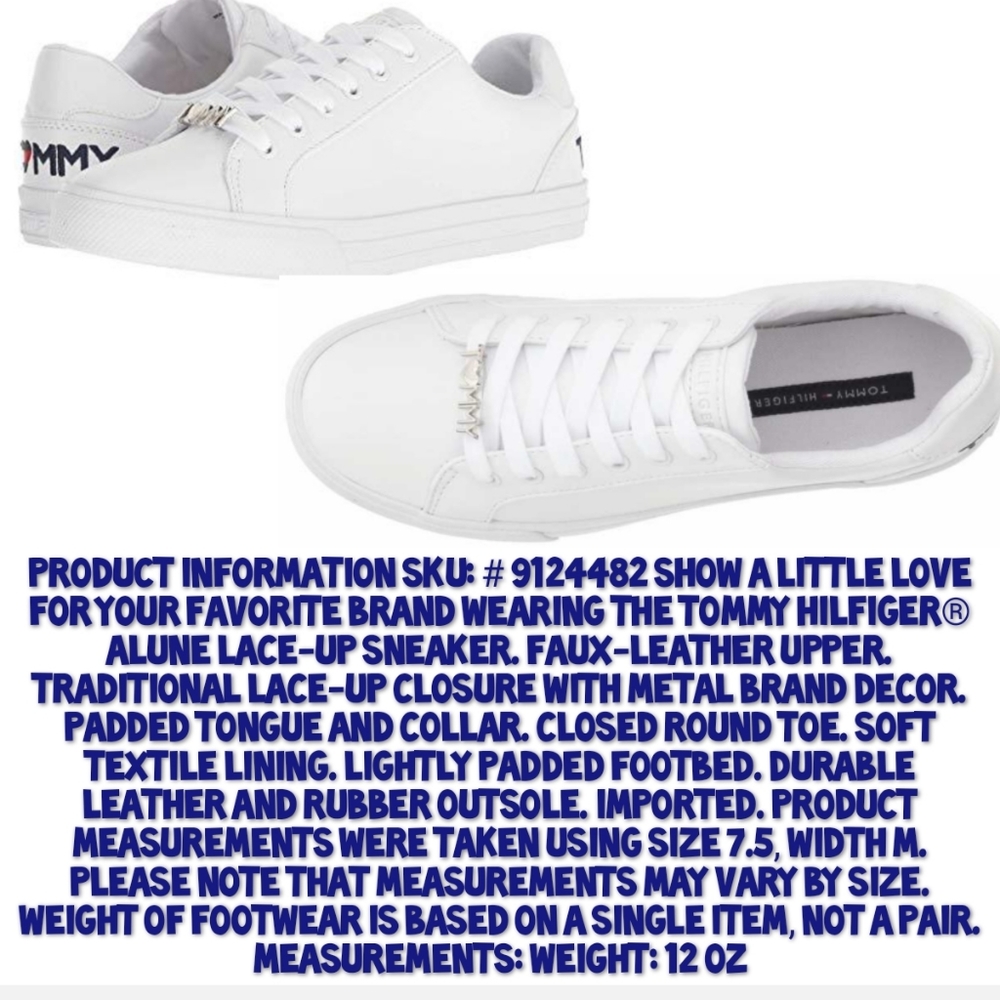 Tommy Hilfiger Shoes Size 8 Alune Lace Up Like New - Picture 6 of 11
